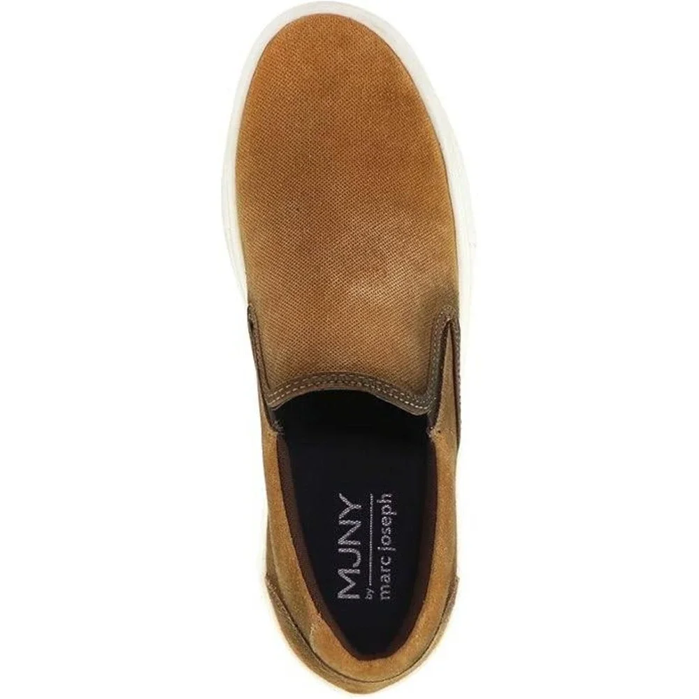 Marc‎ Joseph New York Men's Lightweight Fashion Sockless Sneakers Tan Size 10.5